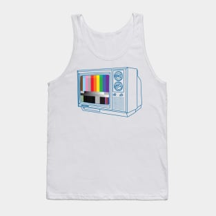 Queer vintage TV test pattern Tank Top